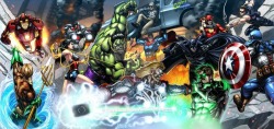 extraordinarycomics:  Justice League vs Avengers by Grandizer05