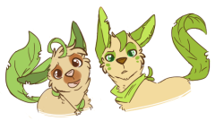 soothe-bell:  What do you mean its weird to have two leafeon