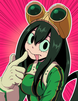booster-pack-arts:  Froppy! Who doesn’t love Tsu-chan?? I’ll