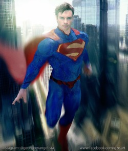 kalelsonofkrypton:Superman Tom Welling by George Evangelista.