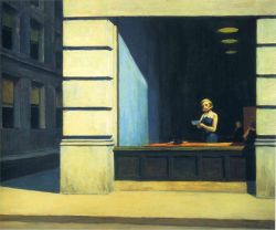 art-centric:  New York Office - Edward Hopper, 1962 