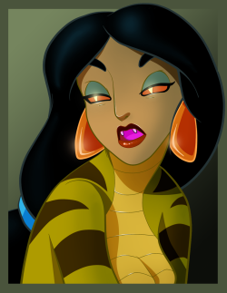 atomictiki:  Commission - Naga Princess Jasmine (from the Aladdin