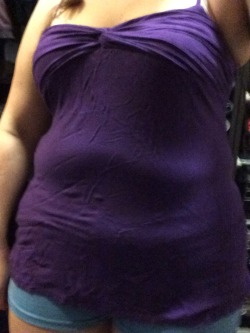 biglegwoman:  Way too tight clothes!  Purple ‘top’ I use