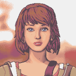 mjanetmars:  My newest pixel art commission is Max Caulfield from Life is Strange! This was very much inspired by PC98–style pixel art ♡ More pixel art here! 