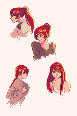 lovelytitania:  Yaaaay! Many doodles! And me trying to cel shade!!