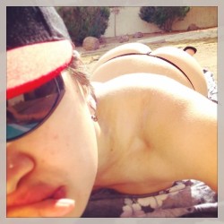 thejaderox:  Tan tan tan! #booty #gstringbikini 