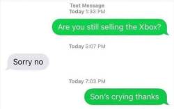gaylor-moon: sons crying thanks