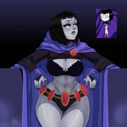 ninsegado91:  tovio-rogers:  #raven drawn up for #patreon  Sexy