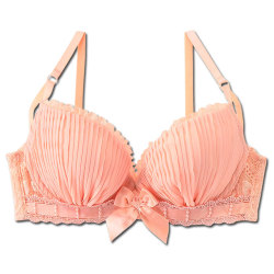 frillylacylove:  ♡ aimerfeel frilly pleated bra and panty ♡