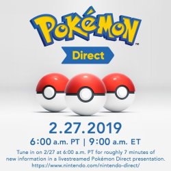 shelgon:  shelgon:  shelgon:  A Pokémon Direct has been announced
