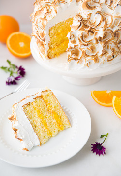 fattributes:  Orange Chiffon Cake with Orange Filling and Meringue