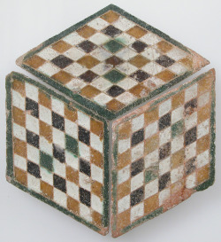 the-met-art: Tiles with Checkered Pattern, Medieval ArtMedium:
