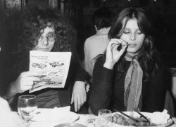 thegoldenyearz:  Rainer Langhans and Uschi Obermaier in a Munich