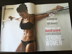 stayhungry-stayfree:  “The myth that women shouldn’t lift