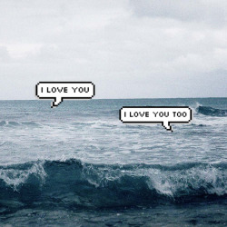 armyofghosts:  ily | you’re cute and i’m sad [listen] 