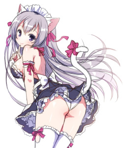 getyournekoshere:  Cute maids are life <3