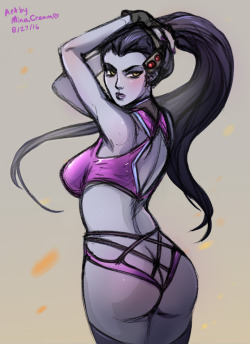 minacream:  Daily sketch - Widowmaker Commission infoPatreon