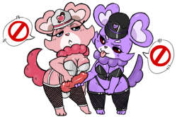 roymccloud:Pinkipoo and PookivilTwo doms, One goal: To fuakkin