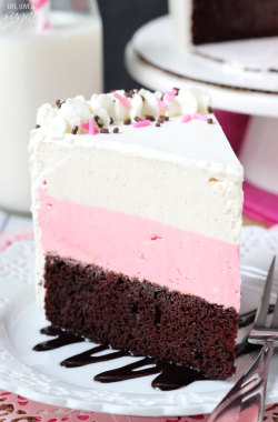 confectionerybliss:  Neapolitan Ice Cream Cake | Life, Love And