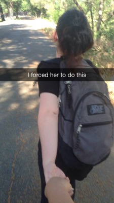 starryhoney:  ultrajusticee:  she looks good with my back pack
