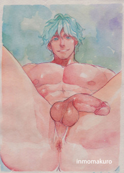 inmomakuro:  Queue 3watercolor XuJin, my OC