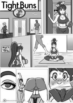 notzackforwork:  Tight Buns: a Zi short comic.  Want to support