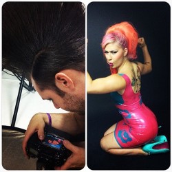 annaleebelle:  Bts fromy shoot with @radiant_inc in some #vitalvein