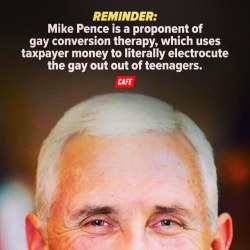 This pig. #fuckmikepence #bigot #homophobe 😡😡👿👿🐽