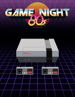 seanmckendryart:  Game Night 80s by Sean McKendry Poster for