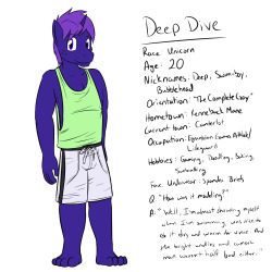 Meet Deep Dive, though funny that a high class athlete would