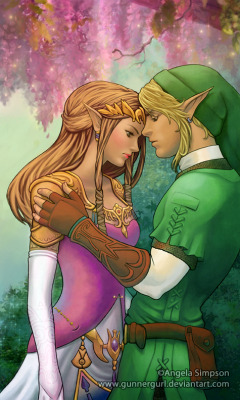 geekearth:  Zelda x Link  These are so awesome!!!