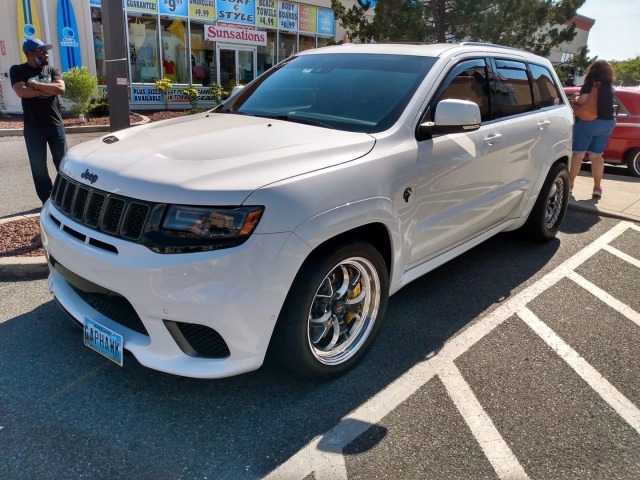 My buddy Adams 1000+ hp trackhawk at cruisin week OCMD 