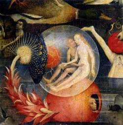 aramathea:  Hieronymous Bosch   detail from The Garden of Earthly