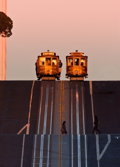 I left my heart … (street cars in San Francisco)