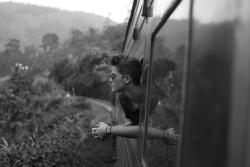 finnharries:  Took this picture of Jackamo on a train in Sri