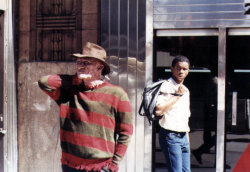 vintagesalt:  Robert Englund takes to the streets of California