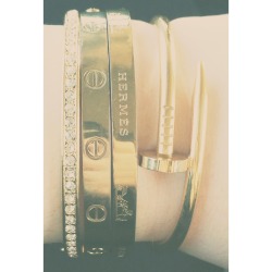today’s arm candy Givenchy Cartier  Hermes gracestewartxo.tumblr.com