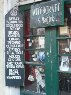 loveage-moondream:  Witchcraft shop in New Orleans, USA