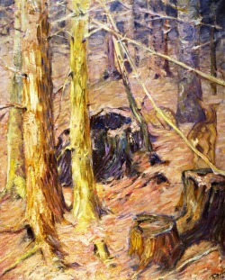 Franz Marc (Munich 1880 - Verdun 1916); Forest interior with