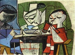 lonequixote:  Breakfast, 1953 ~ Pablo Picasso