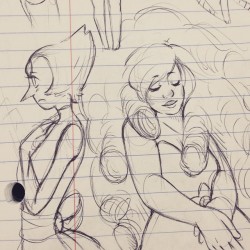 sakurakeyblader:  #stevenuniverse #doodles tho. I love tall pink