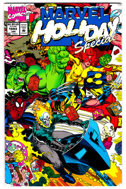 vaultofcomics:  MARVEL HOLIDAY SPECIAL #2 (January 1992)Cover