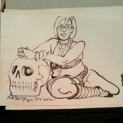 Dr. Sketchy’s is my favorite. Boston chapter.  #drsketchys