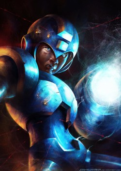 justinrampage:  Mega Man is a Badass in This Fan Art Illustration