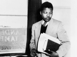 unhistorical:  South Africa’s first black president and anti-apartheid