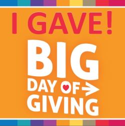 Today is Big Day of Giving! If anyone’s from the Sacramento