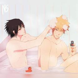 yaoifungirl:  Sasuke â¤ï¸ Naruto                            #naruto#sasukexnaruto#yaoi#narutofanart#narutofandom#love 