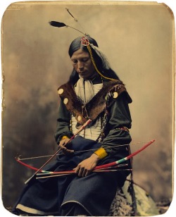 Bone Necklace, Oglala Sioux council chief by Heyn Photo 1899