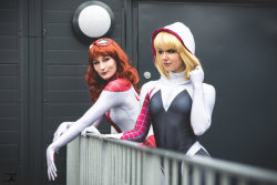 hotcosplaychicks: Spidergirls by ToriikoCosplay   Check out http://hotcosplaychicks.tumblr.com