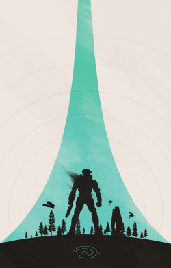 pixalry:  Halo Minimalism Poster Set - Created by Colin Morella